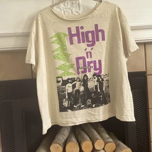 This is the brand Forever 21. But has the band Def Leopard in the front.